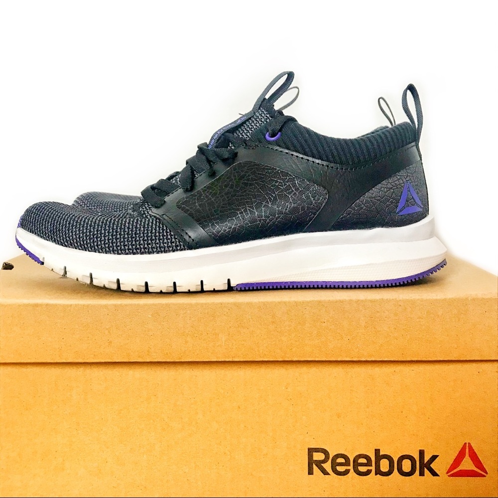 Reebok Memory Foam Black Purple Running Sneaker 6